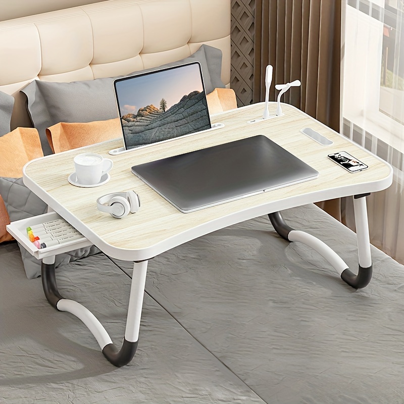 Bed Desk Liftable Folding Laptop Table Dormitory College Student Children Study Small Table