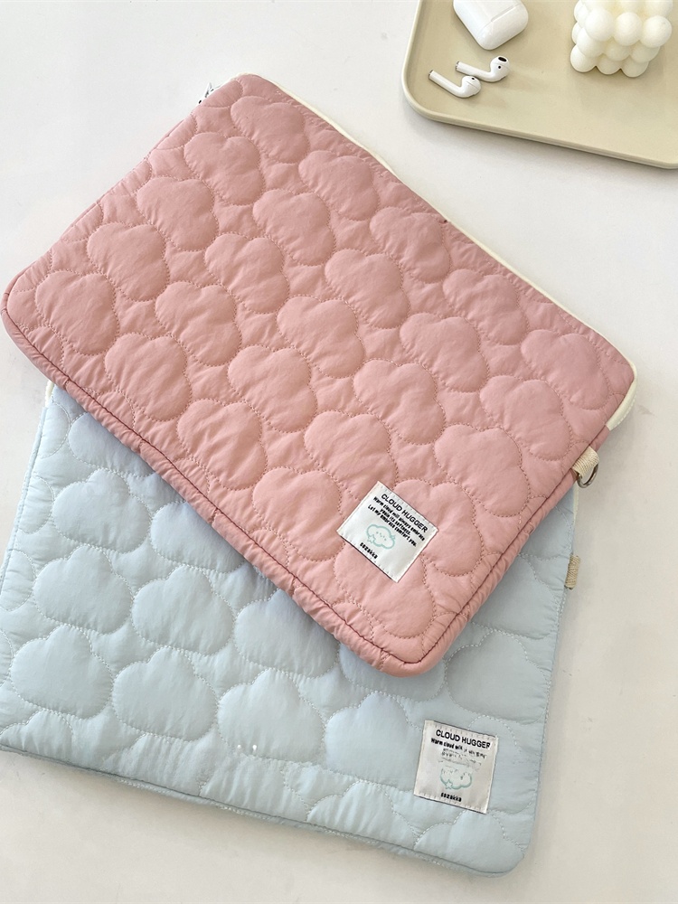 Cute Little Rabbit Cloud Embroidery iPad Tablet Cuter Bag /3/5 Inch Notebook Storage Bag SOZAKKA Digital Accories