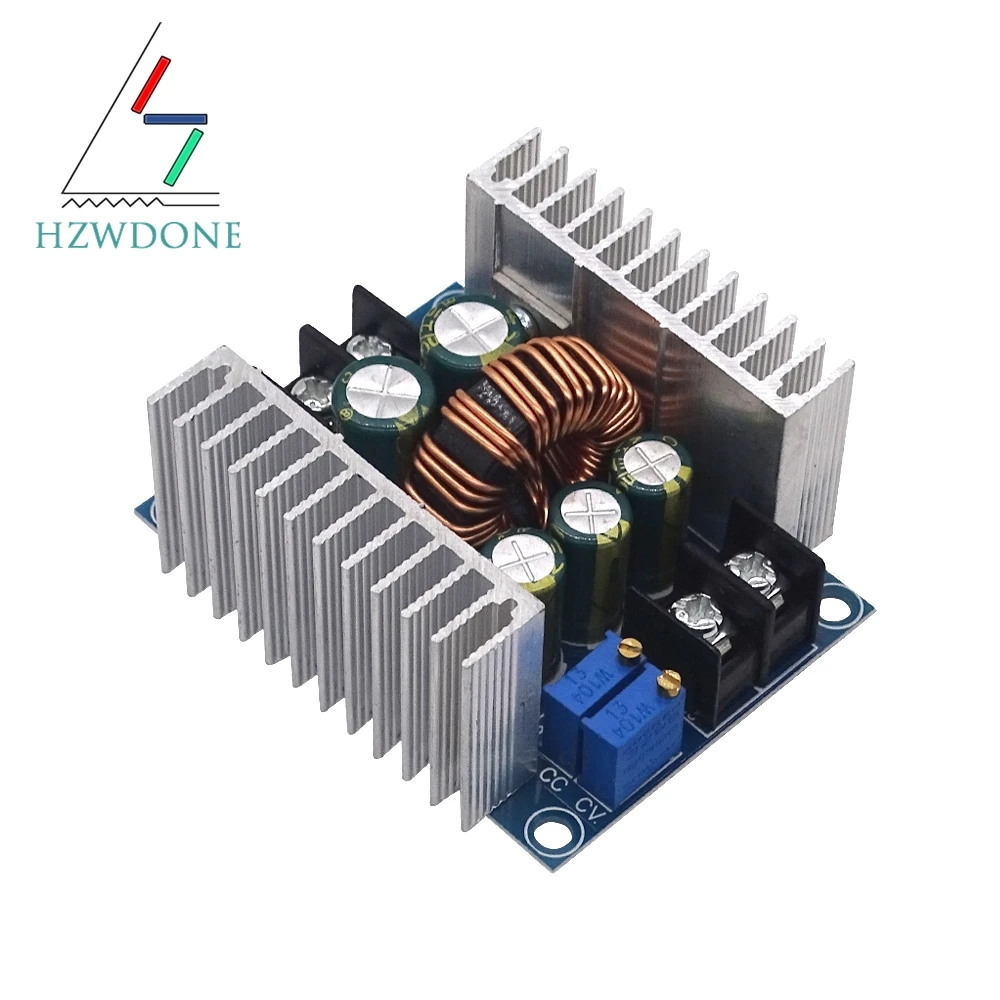 Módulo convertidor reductor ajustable DC-DC de 300W, módulo de potencia del controlador LED de corriente constante de 20A