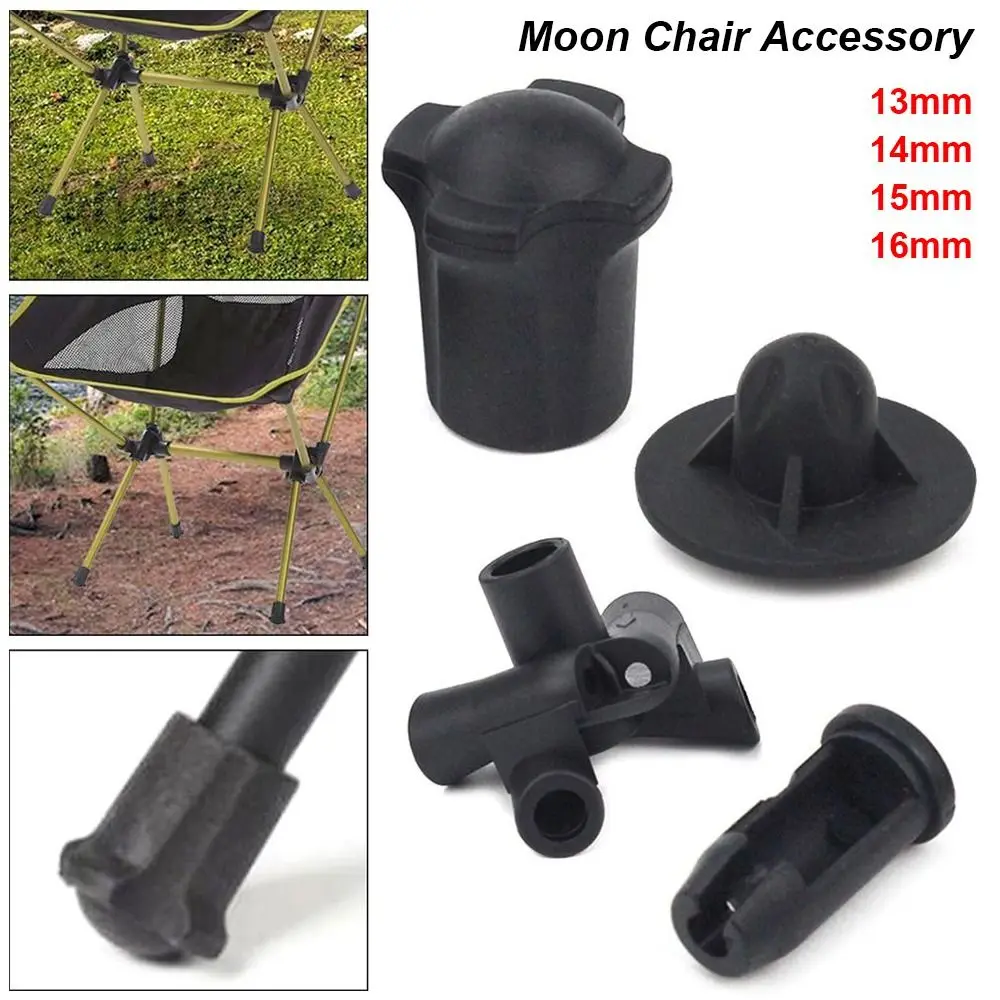 1 conjunto protetores universais plug conector lua cadeira perna cobre antiderrapante resistente ao desgaste acampamento anti-sag bola pé cobre