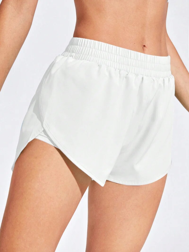 Pantalones cortos de Yoga para mujer, mallas cortas elásticas para entrenamiento y correr, pantalones cortos deportivos para gimnasio, ropa deportiva para Fitness
