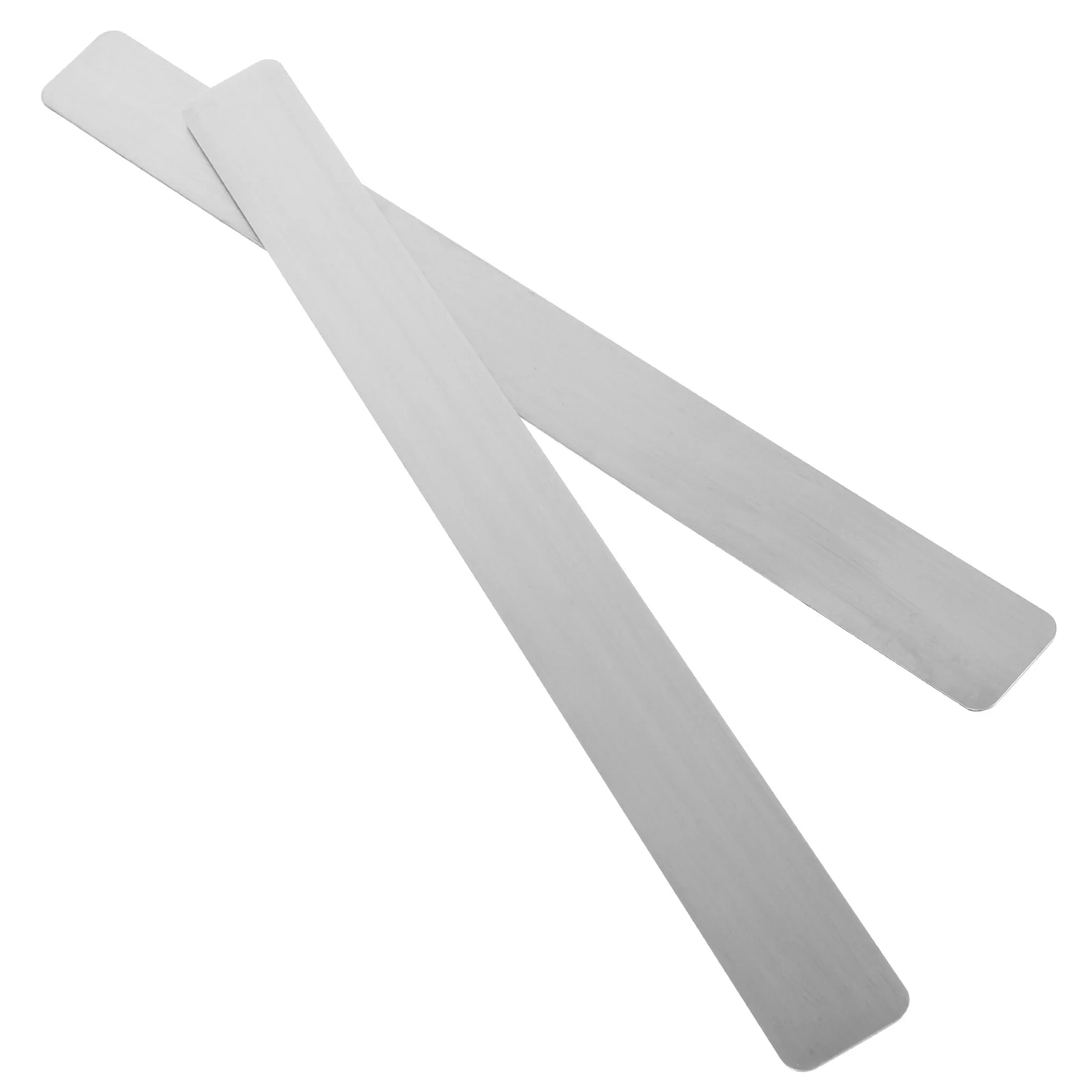 2 Pcs Bulletin Board Iron Sheet Magnetic Strip for Wall Metal Magnets Boards Walls Strips with Adhesive Backing Non Fridge