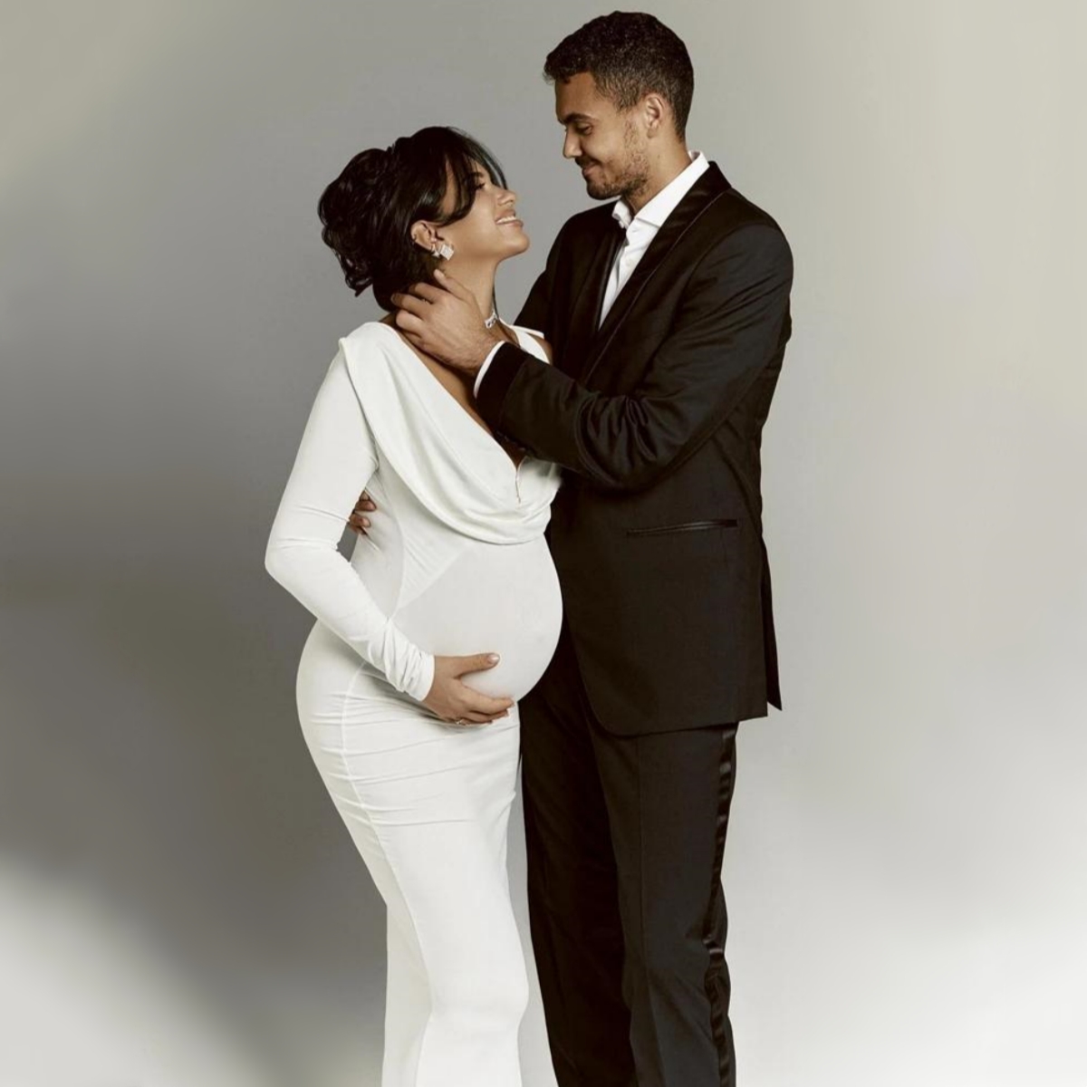 Robe Longue Extensible à Manches sulfpour ixPréChristophe, Tenue Sexy