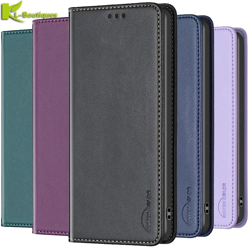 Casing ponsel magnetik Flip kulit untuk Xiaomi 13 T Pro, casing penutup buku Xiomi Mi13T 13 T Pro dengan slot kartu Funda
