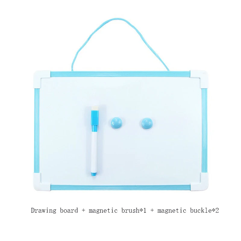 1PC-Hanging magnetic double-sided small whiteboard writing board erasable graffiti board message board