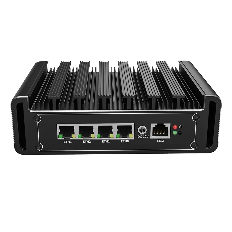 Solides Intel N100 Firewall-Gerät 4x 2,5G LAN i226-V Lüfterloser Mini-PC N5105 J5040 J4125 NVMe Mini-Computer pfSense Proxmox Host