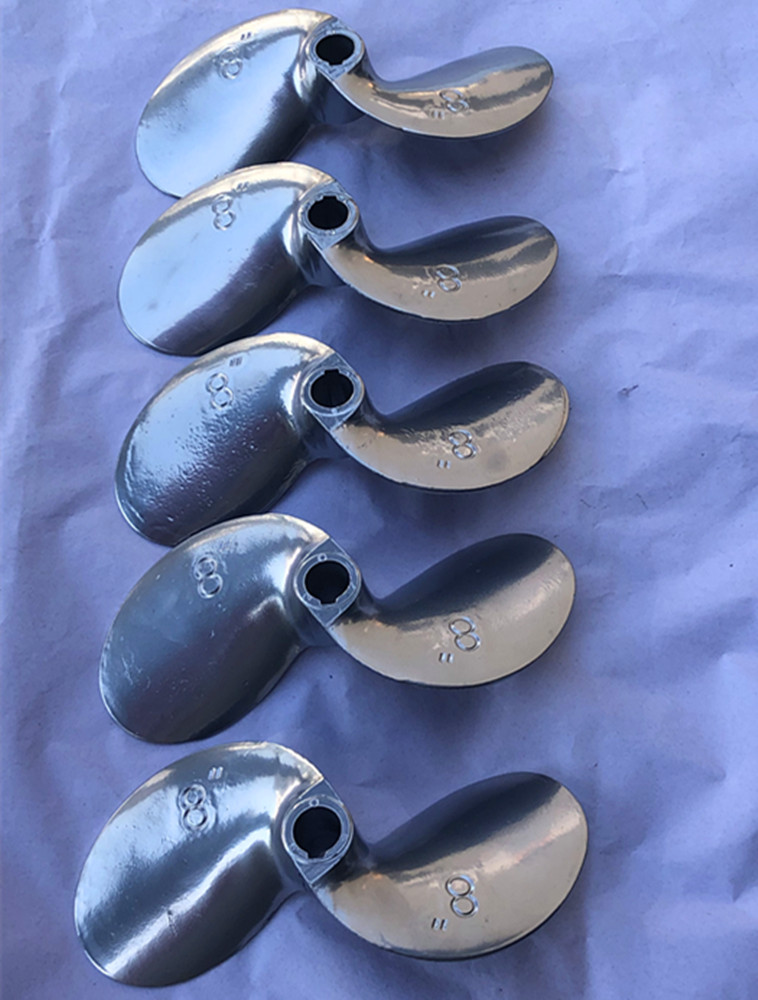 8-дюймовая лопасть пропеллера для водной поверхности, длинный вал пропеллера