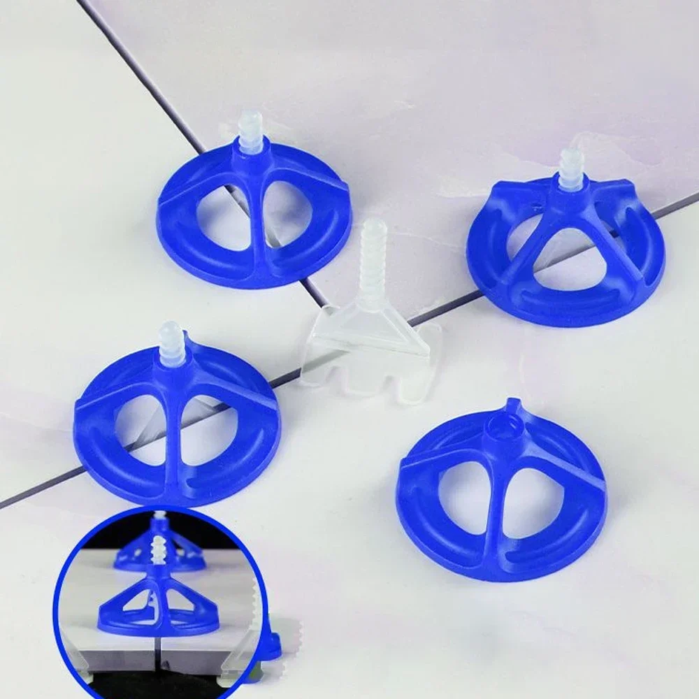 50-600 pezzi sistema di livellamento per piastrelle in ceramica a spirale superiore clip distanziatori cinghie Wadge per la posa di piastrelle strumento di costruzione per il fissaggio del pavimento della parete