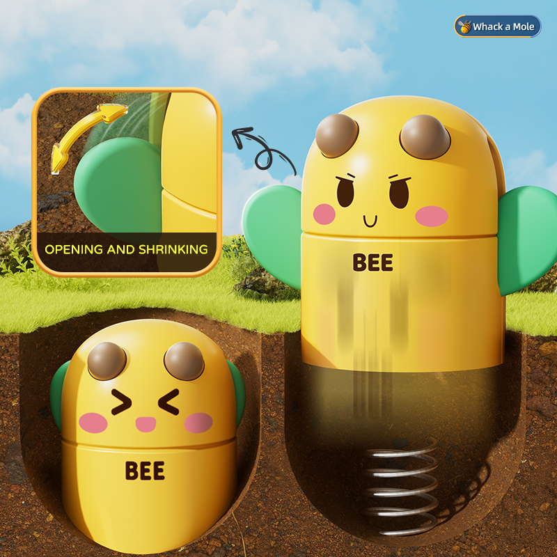 Baby Mole Hammer Whack ของเล่นเด็กน่ารักสัตว์มือกระทบเสียงการศึกษา Sensory พัฒนาของเล่นสําหรับ 3 ปีเด็กของขวัญ