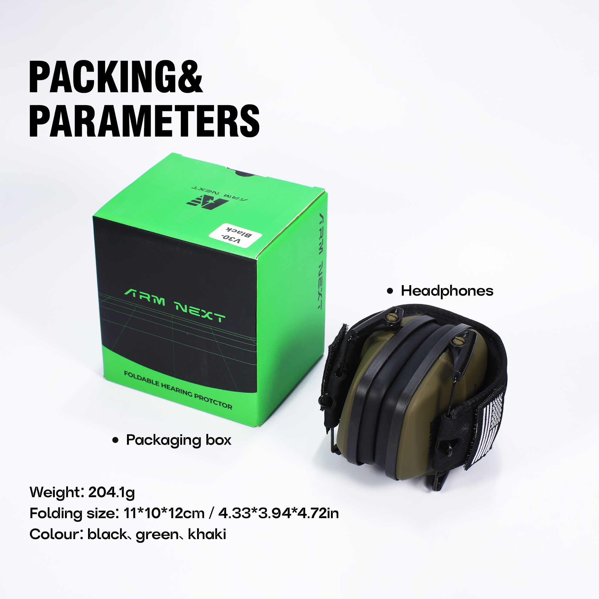 Противошумные беруши, тактические охотничьи складные защитные наушники, наушники, защита слуха, звукоизоляция для стрельбы