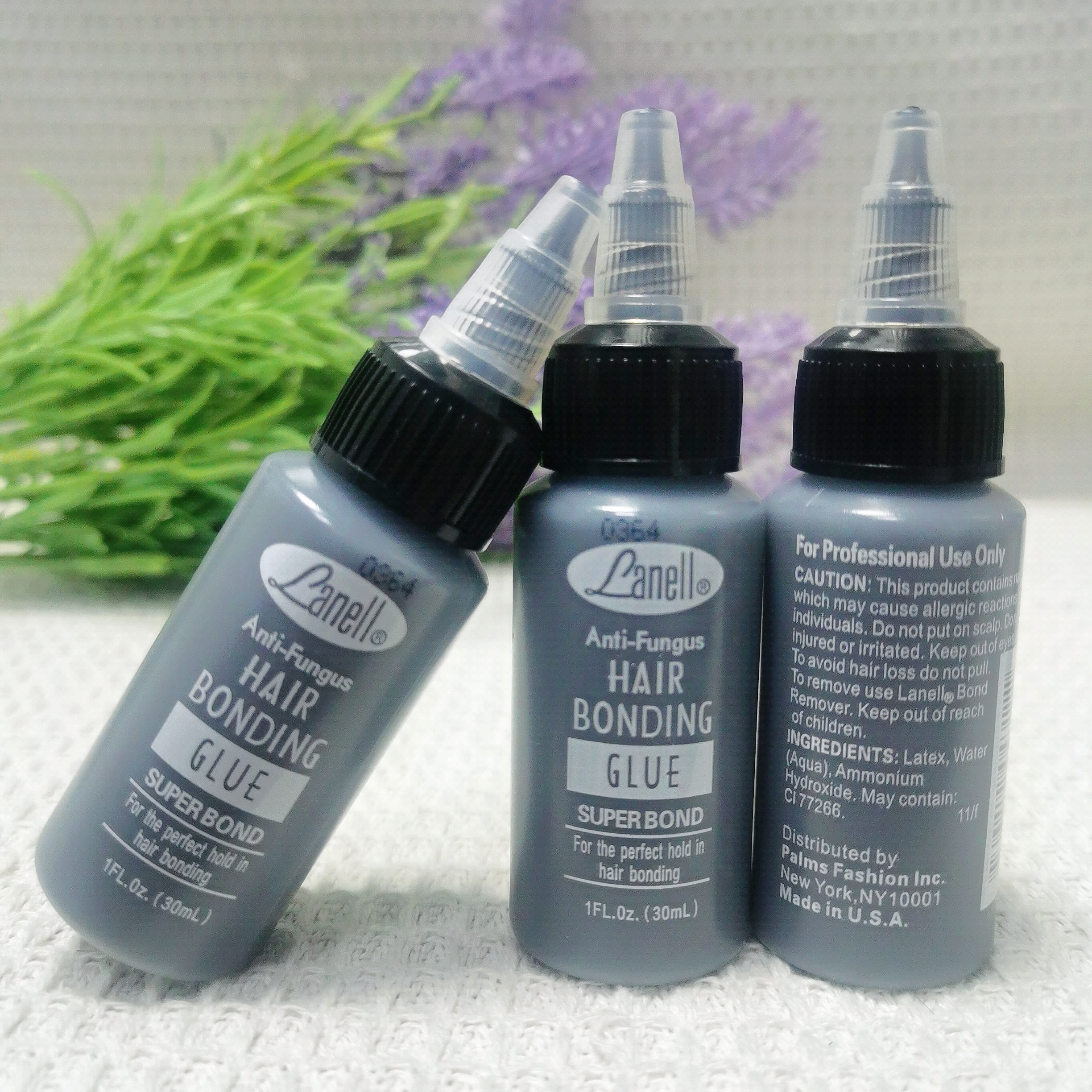 1 Fles 1 Oz 30 Ml Lanell Zwart Haar Weven Bond Anti-Schimmel Haarbinding Lijm Super Binding Voor De Perfecte Grip In Hechting