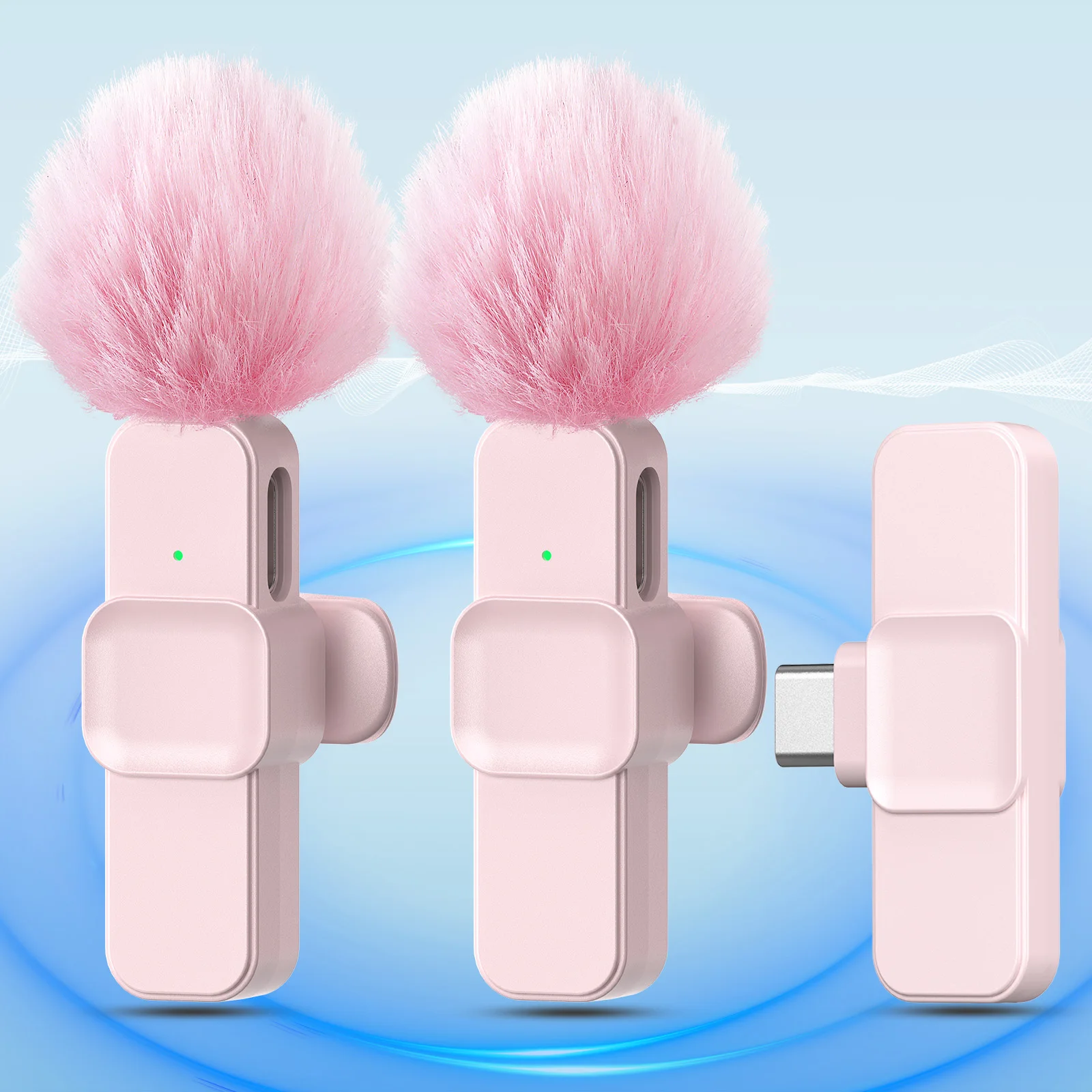 SNZIYAG K10 micrófono Lavalier inalámbrico Mini micrófono portátil de grabación de Audio y vídeo para iPhone Android PC teléfono de juegos en vivo