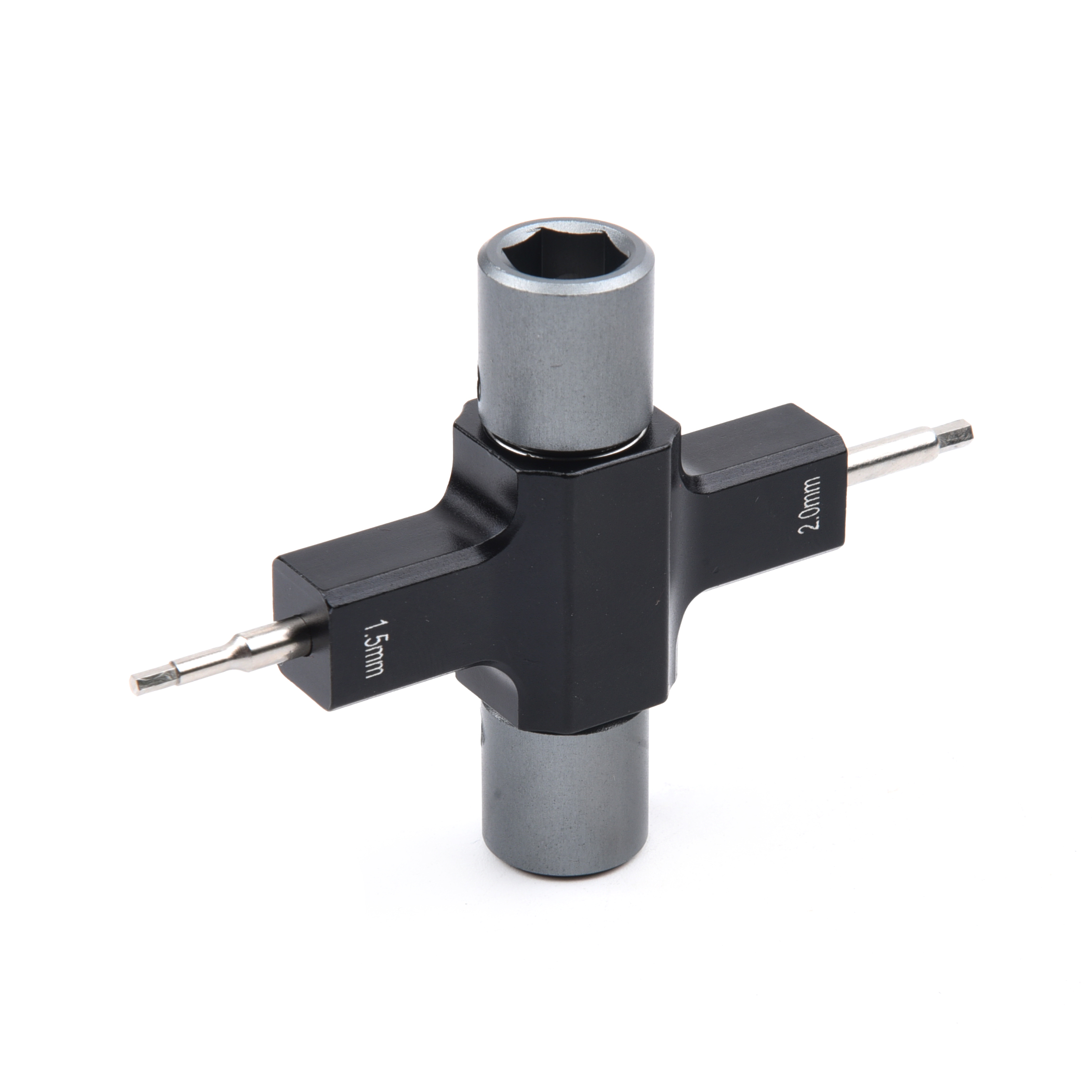 M5 Schraube Mutter Schlüssel mit Integrierte Einweg 1,5mm/2,0mm Lager Werkzeug Schraubendreher Release Propeller Motor für RC FPV Racing Drone