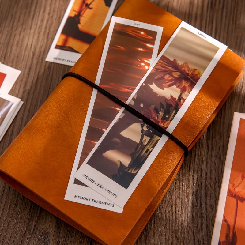 4 Stil 30 Stück/Box Ins Landschaft Charakter Lesezeichen Kreatives Handbuch DIY abstrakte Papierkarten für Studenten