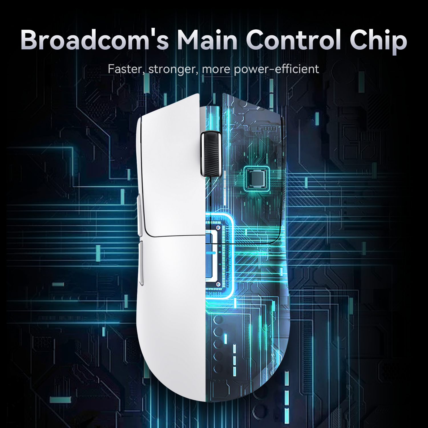 Trójtrybowa mysz do gier Attack Shark X11 z magnetyczną stacją ładującą, czujnik PixArt PAW3311, 22K DPI, BT/2,4 GHz/przewodowa, do komputerów PC/MAC