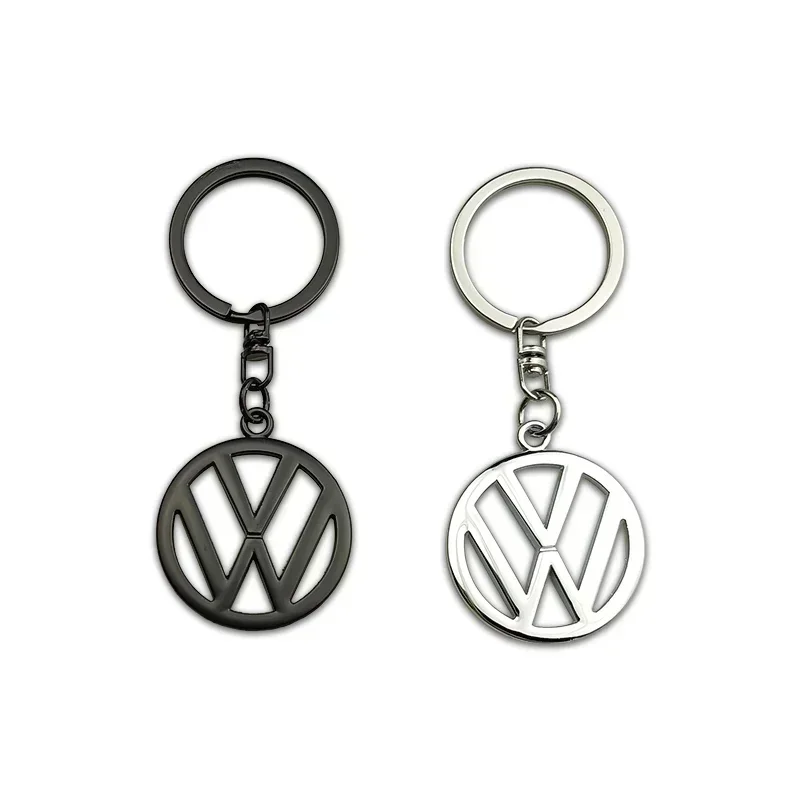 Metal Car Logo Keychain Key Holder for Volkswagen Golf Passat B5 Jetta Tiguan Polo MK7 Bora Beetle Vento SR32 Keyring Pendant