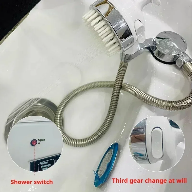 Verstelbare Head Spa Shampoo-stoel, multifunctioneel massagebed, haarwaskom