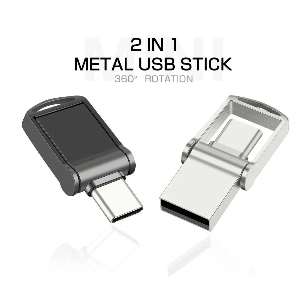 USB-флеш-накопители JASTER TYPE-C, 64 ГБ, OTG, высокоскоростной флэш-накопитель, 32 ГБ, 2 в 1, мини-накопитель, настоящая емкость, креативный подарок