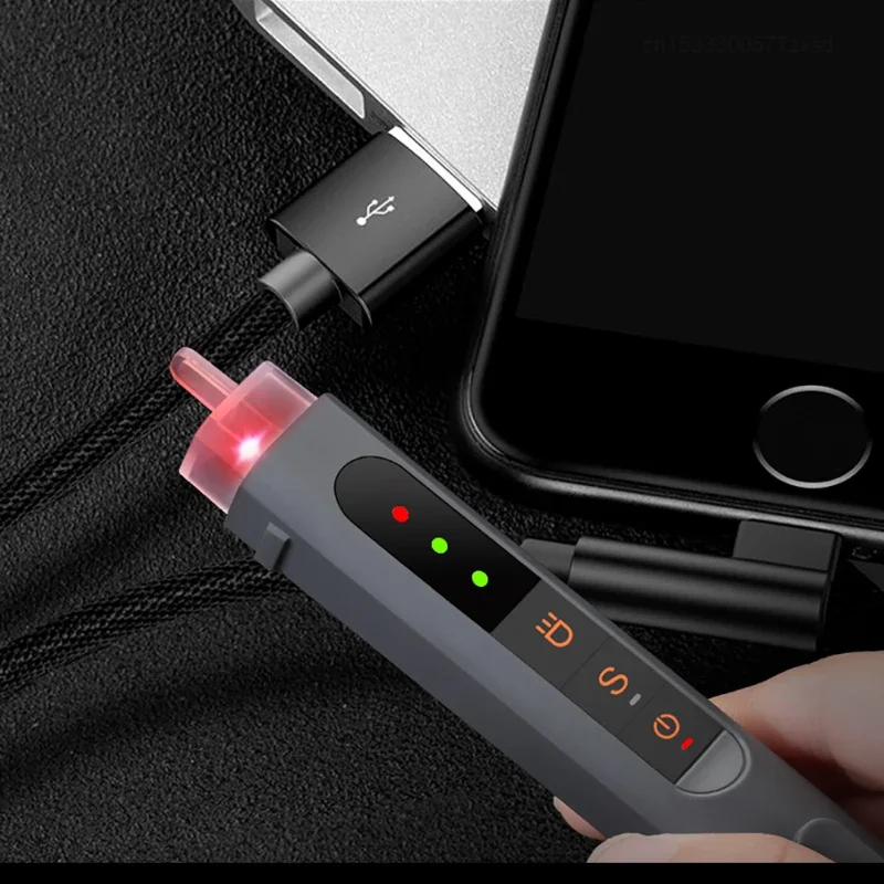 Xiaomi Mijia JM-G2704 มินิปากกาทดสอบไฟฟ้า Non-Contract ไร้สายไฟฟ้าเครื่องตรวจจับวงจรไฟฟ้าไร้สายปากกาแรงดันไฟฟ้า