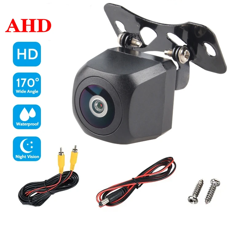 AHD Auto Rückansicht Kamera 12V Nachtsicht Backup Parkplatz Reverse Kamera Wasserdichte HD Farbe Bild Video Fahrzeug Kamera