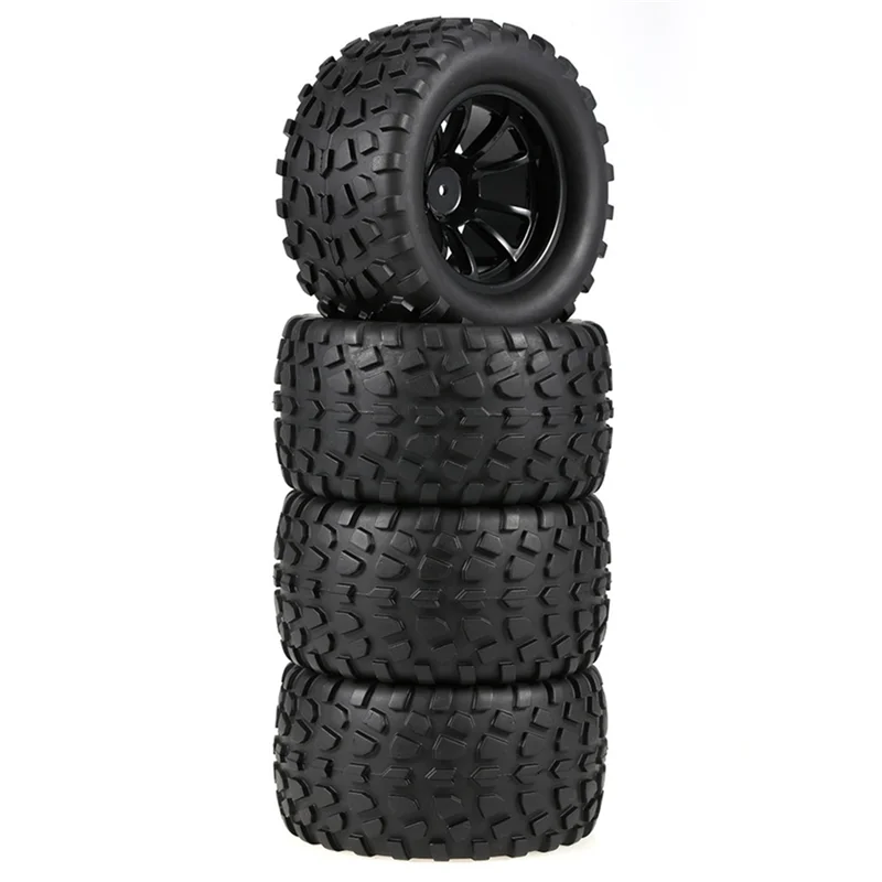 BABQ 130 มม.สําหรับ 1/10 RC รถบรรทุกมอนสเตอร์ Buggy ยางยางล้อโฟม 12 มม.สําหรับ Traxxas Arrma Redcat HSP HPI Tamiya Kyosho
