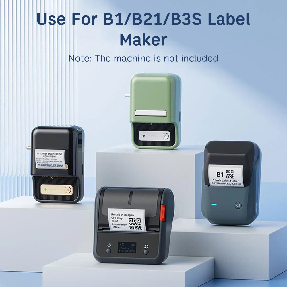 Stampante portatile per etichette per cavi Niimbot Termica B1 B21 B203 Identificazione linea dati carta Etichette per cavi in fibra Etichette Tag in fibra Niimbot
