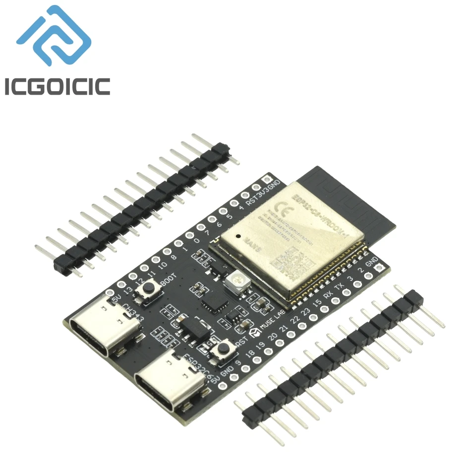 ESP32-C6-N4 N8 N16 Scheda di sviluppo ESP32-C6 Scheda centrale WiFi6 Compatibile con Bluetooth per Nano Arduino Zigbee