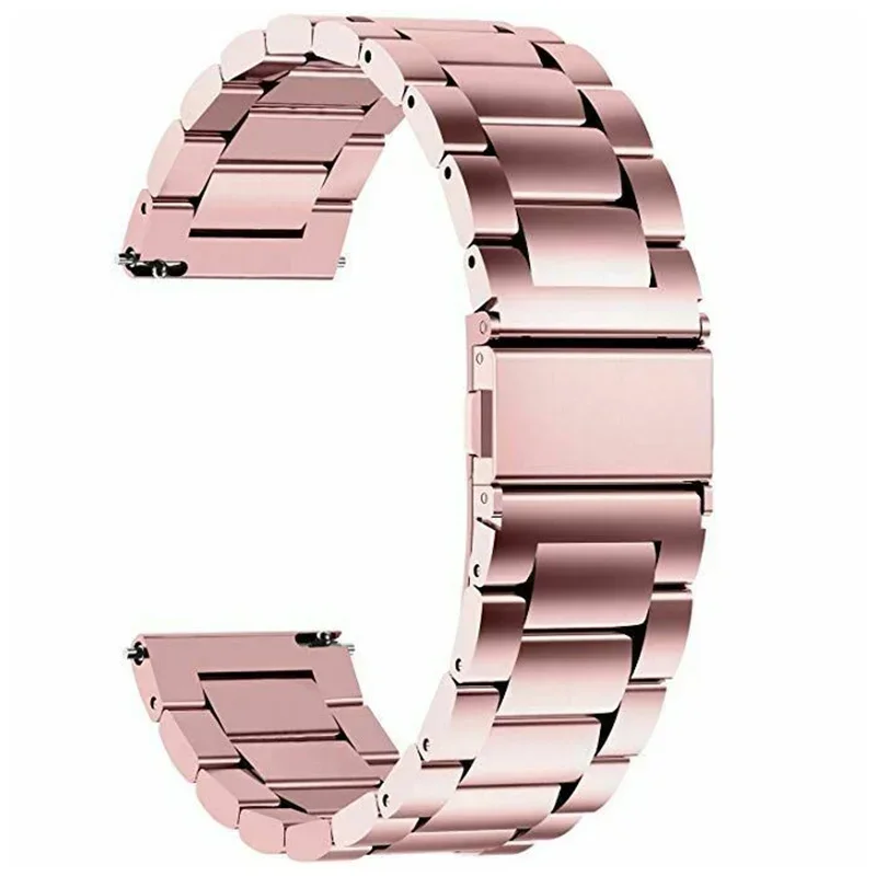 スチール時計ストラップ 18 ミリメートル 20 ミリメートル 22 ミリメートル時計バンド Fitbit ストラップ/ステンレス時計金属ストラップクイックリリース交換サムスン Fossi