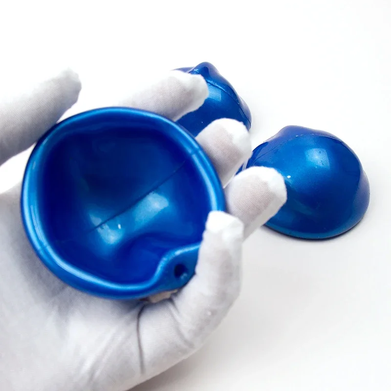 Caja de reloj bola abierta azul 7cm de diámetro caucho duradero seguro confiable reloj portátil bola de fricción para herramienta de reparación profesional