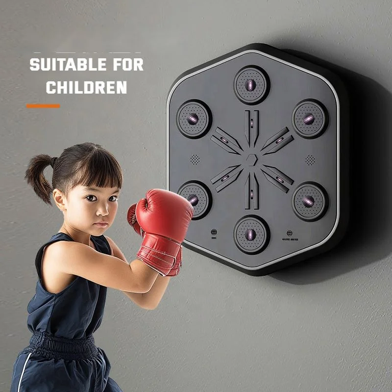 Starter อุปกรณ์เครื่อง MINI Punching อิเล็กทรอนิกส์การฝึกอบรม Pad GYM Music Boxing Smart Target
