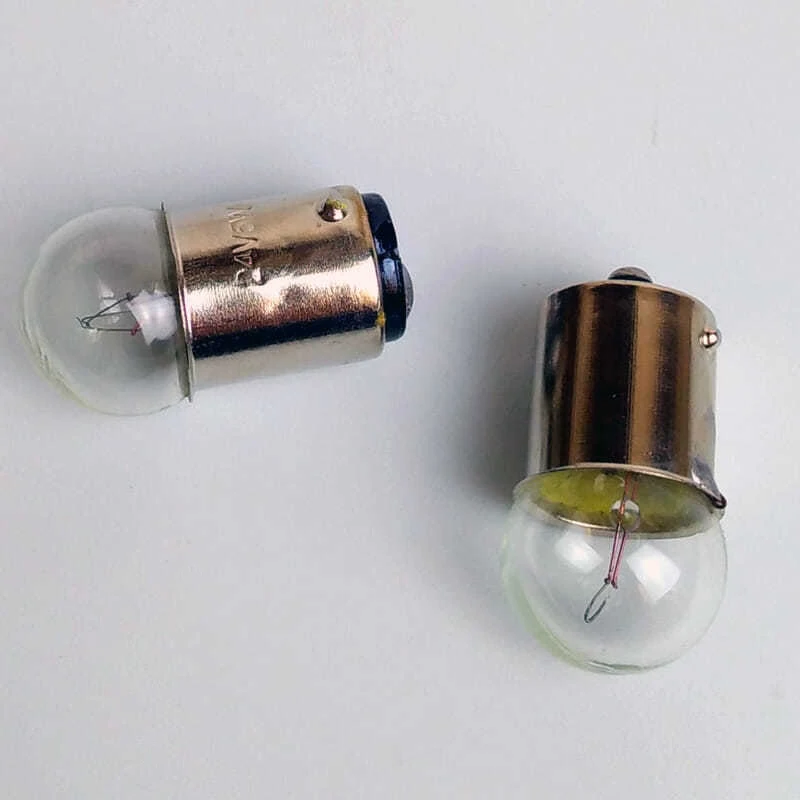 10 Chiếc B15 12V 24V Đơn Đôi Tiếp Xúc Bóng Đèn Mini Cho Indicateor Ánh Sáng