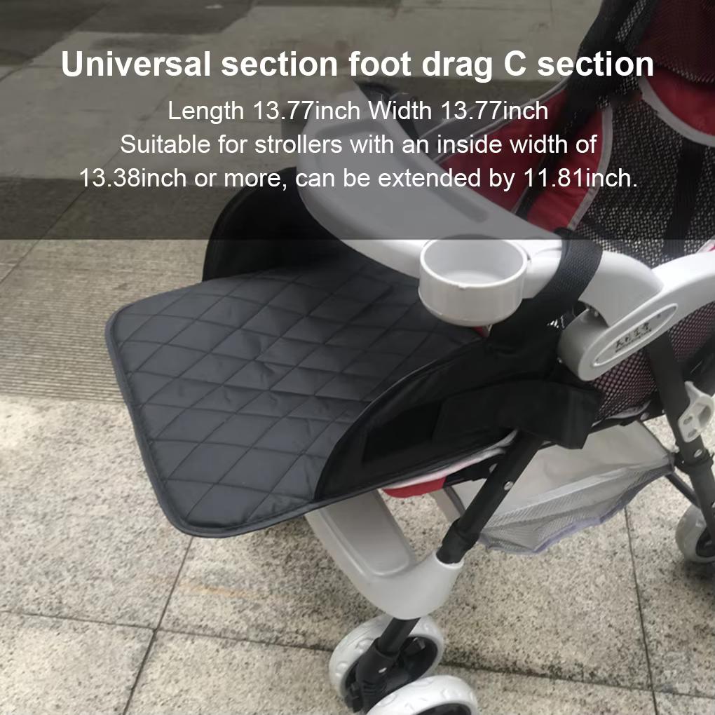 Almofada de extensão para assento de carrinho de bebê, almofadas para descanso de pés para crianças, tapetes de extensão para dormir ao ar livre, apoio para os pés do bebê, almofada confortável