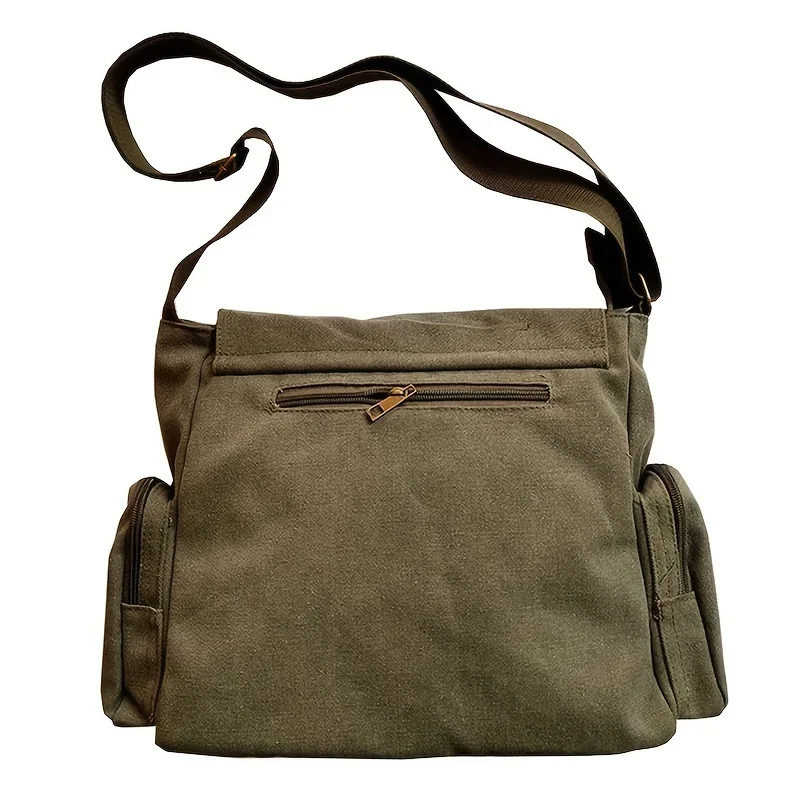 Canvas Women's Handbag Large Capacity Crossbody Bag Cartoon Messenger Tote Bag Shoulder