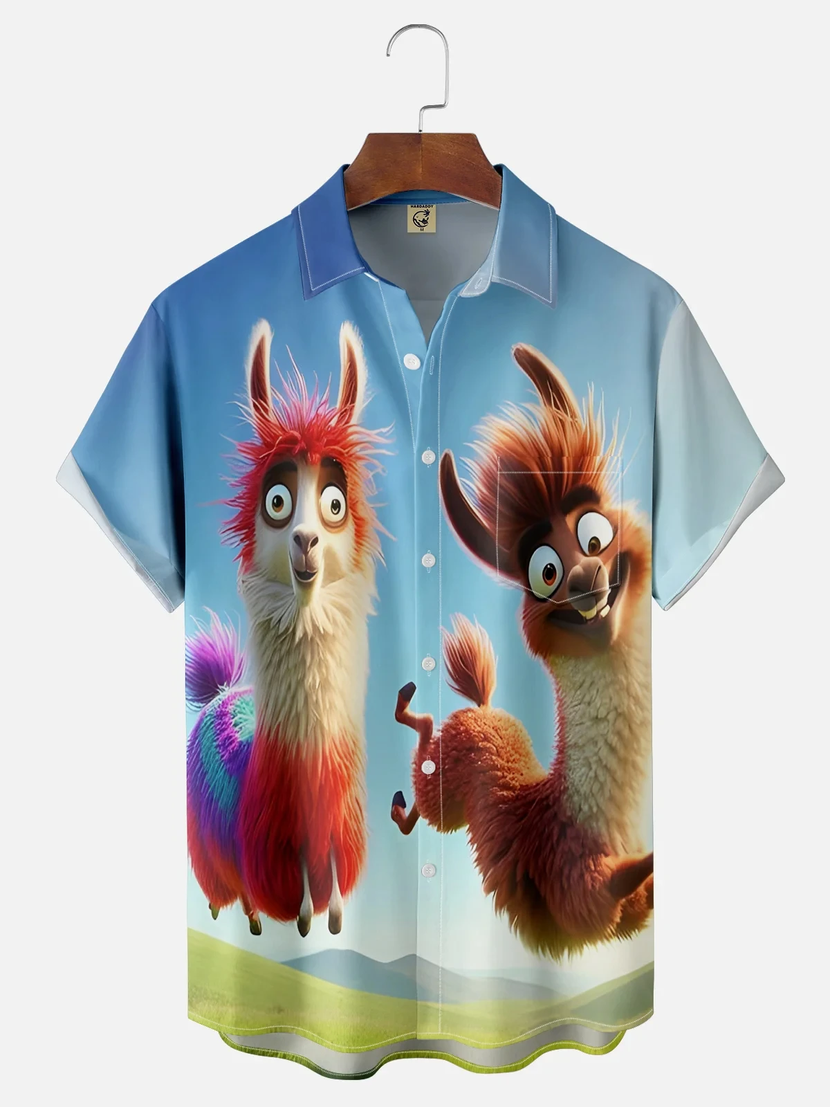 เสื้อเชิ้ตผู้ชายลายกราฟิกสัตว์การ์ตูนแขนสั้นแห้งเร็วพิมพ์ลาย3D เสื้อผ้าผู้ชายเสื้อแฟชั่นแนวสตรีทฤดูร้อน