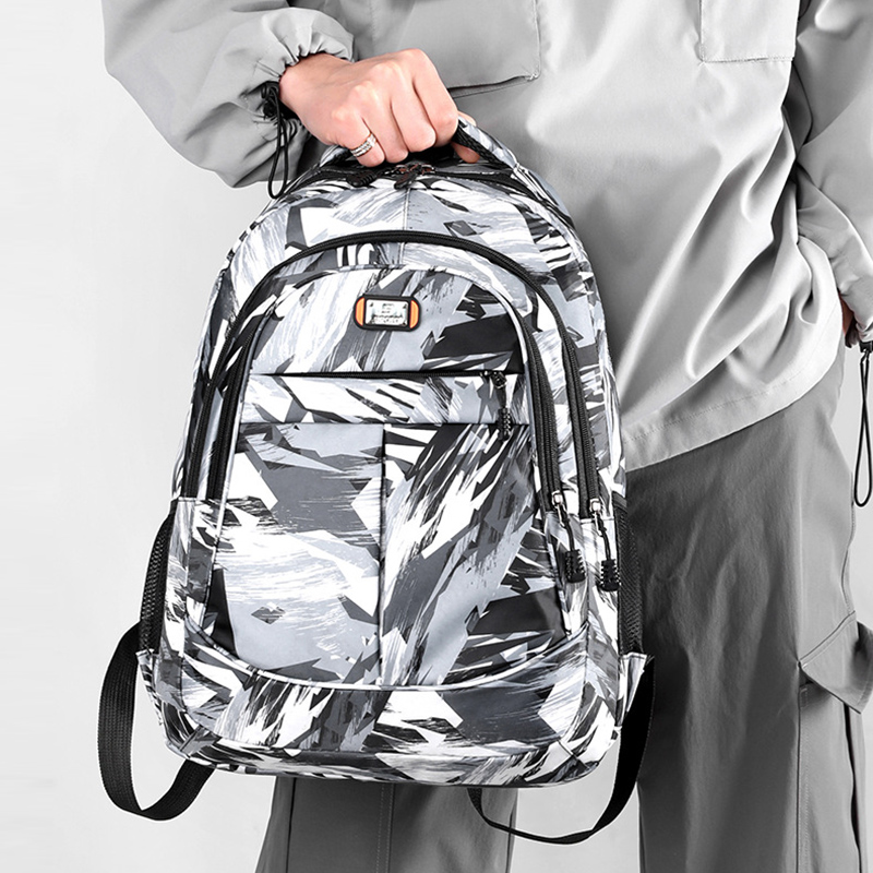 Large Capacity Backpacks Color Print School Bags Junior High School Backpack Students Daypack Waterproof Travel Rucksack XM221