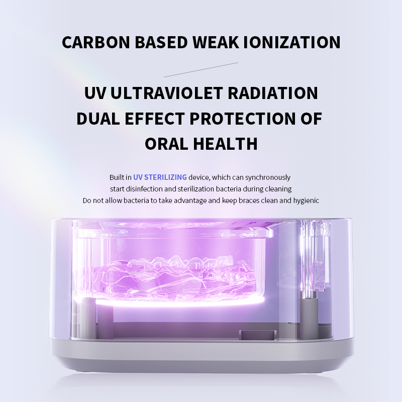 140ml Uv Ultrasonic Cleaning Machine For Cleaning Fake Braces Jewelry Three-speed Adjustment Mini Small Household Use 2025