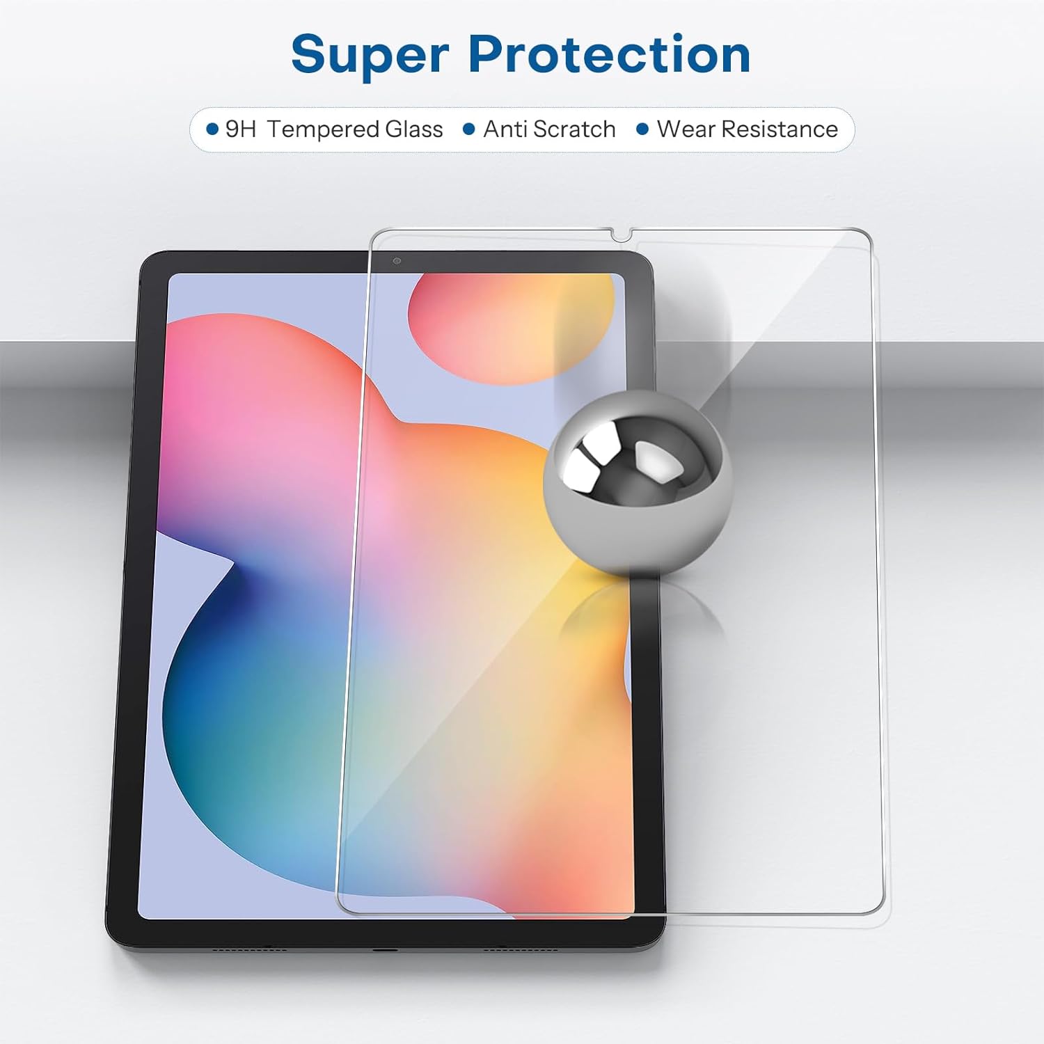 สําหรับ Samsung Galaxy Tab S6 lite 2024 10.4 นิ้วกระจกนิรภัยป้องกันหน้าจอ SM-P620 SM-P625 แท็บเล็ตป้องกันฟิล์ม