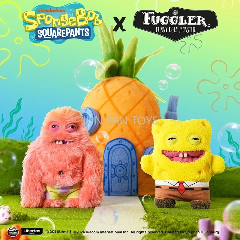 Original Fuggler X DC Batman Soft Toy Funny Ugly Monster Super Hero Plushies SpongeBob SquarePants Collectors Edition Laboratory