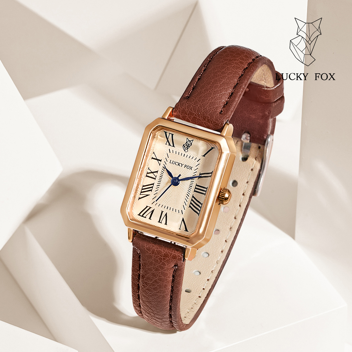 Mode Retro Digitale Wijzerplaat Casual Horloges Vierkante Lederen Band Modieuze Klok Quartz Horloge voor Vrouwen Gift