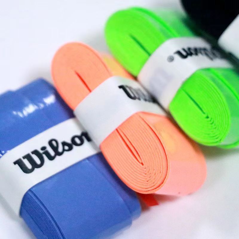 Wilson แร็คเก็ตเทนนิส15/30/60/90ชิ้น, ไม้แบตมินตันเหนียวเหนียวจับเกินด้ามจับหนา0.65มม. ทนทาน