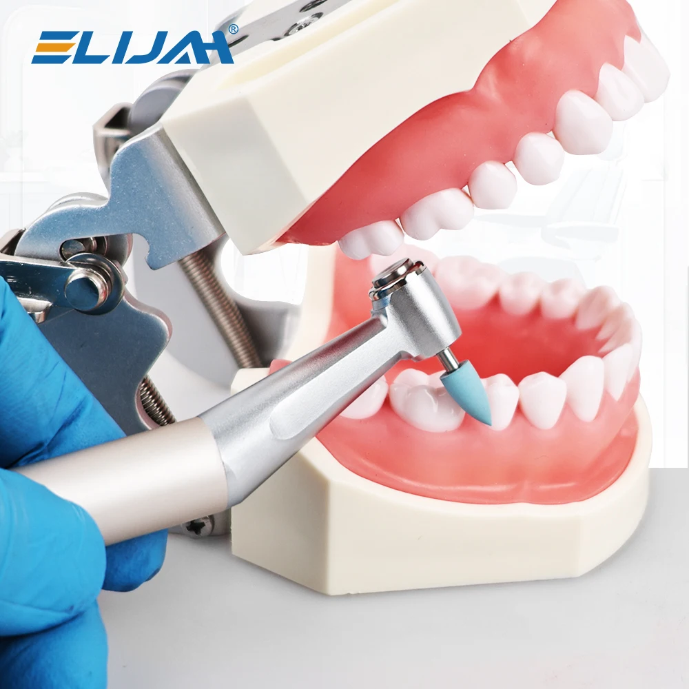 Elijah dental contra ângulo handpiece 1:1 baixa velocidade nariz cone terno handpiece dental de baixa velocidade e-tipo fx205 ferramentas odontológicas