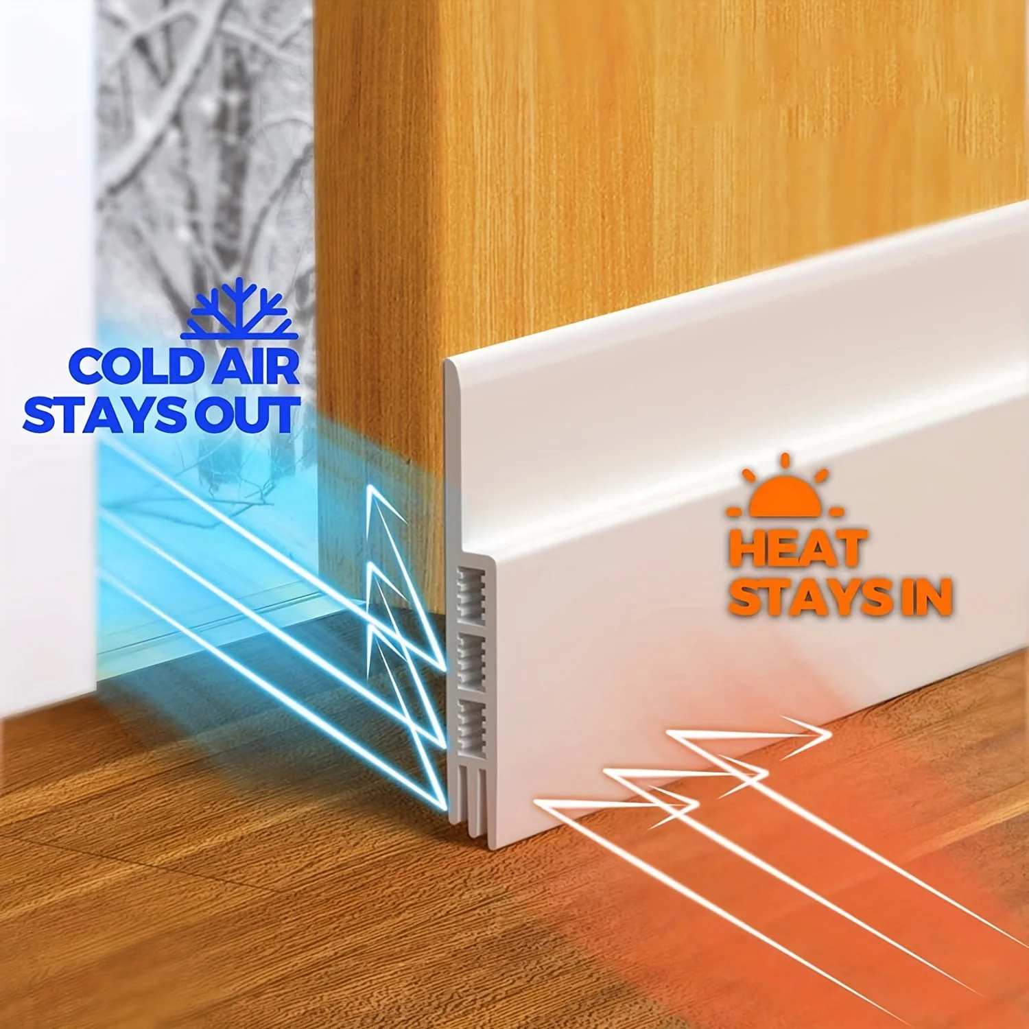 1Pc 1 Meter Door Bottom Sealing Strip Self-Adhesive Aoors And Windows,Sound Insulation, Windproof, Porous Sealing Strip 1Pc 1 Me
