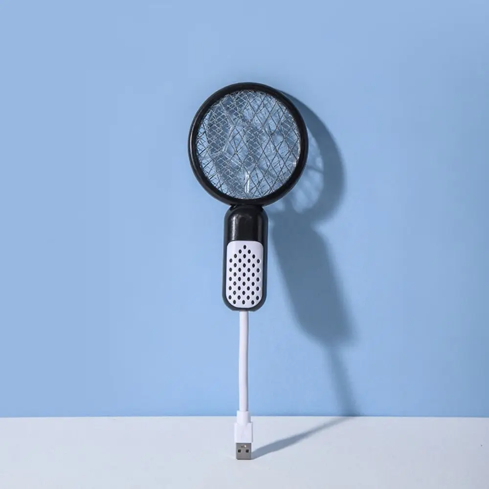 Compact Mini USB Mosquito Swatter UV Light Electric Shock Insect Racket Security Net Portable Fly Bug Zapper Camping