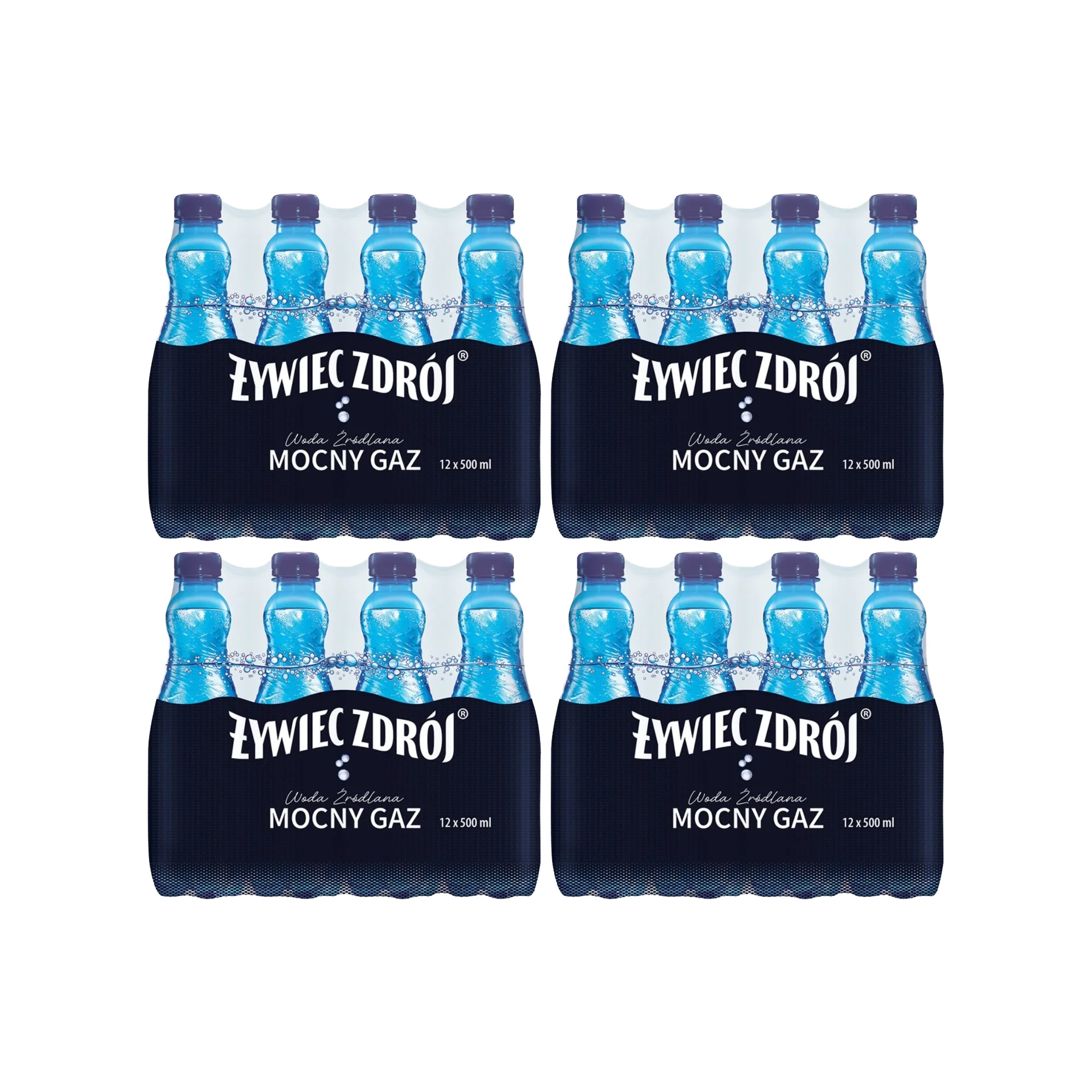Żywiec zdrój mocny gaz 500ml x 48 sztuk