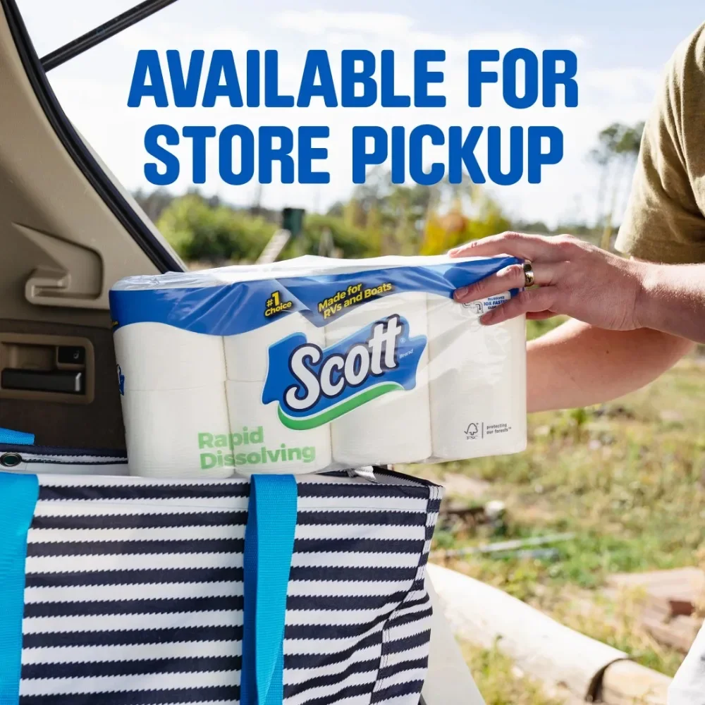 Rapid-Dissolving Toilet Paper for RVs & Boats