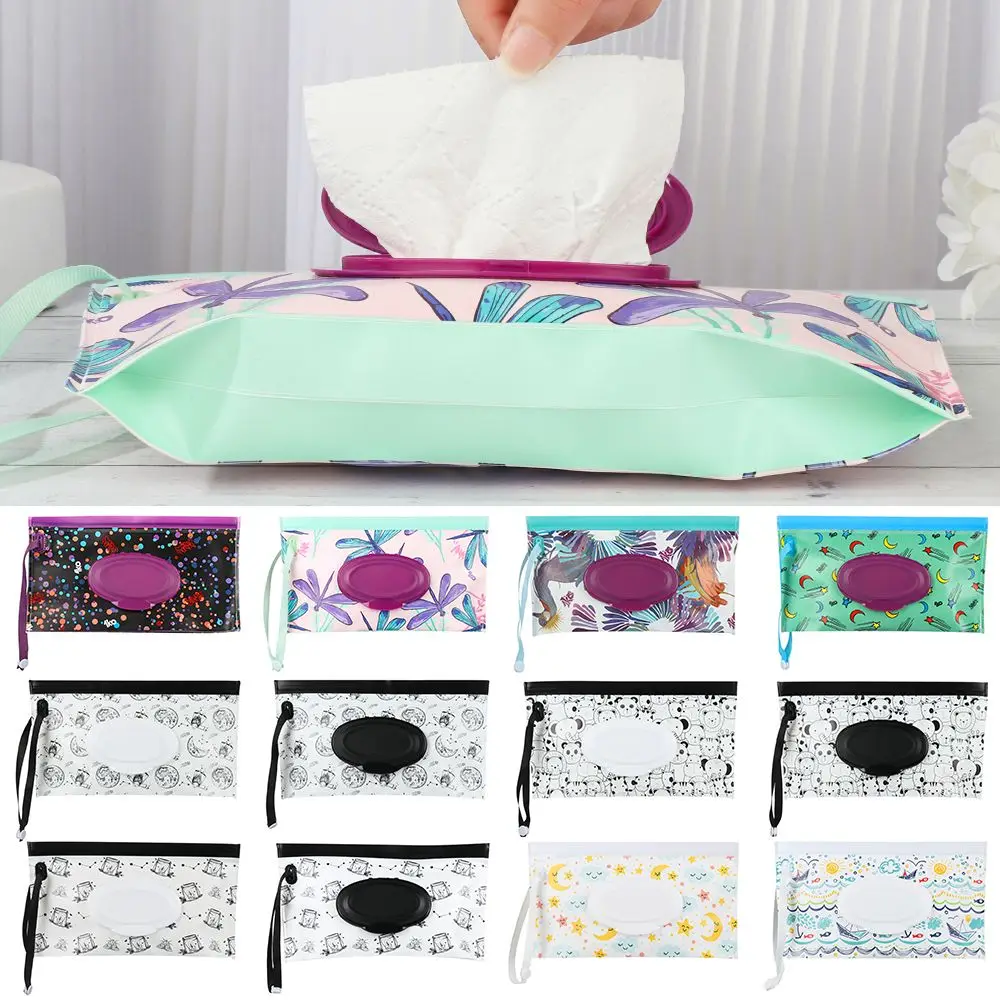 Leuke Outdoor Flip Cover Baby Product Draagtas Snap-Strap Kinderwagen Accessoires Cosmetisch Etui Tissue Box Natte Doekjes Tas