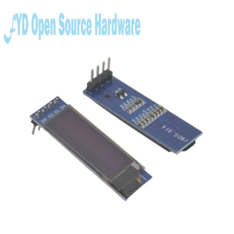 0,91 Zoll 128x32 iic i2c weiß/blau/gelb oled LCD-Display DIY-Modul ssd1306 Treiber ic DC 3,3 V 5V