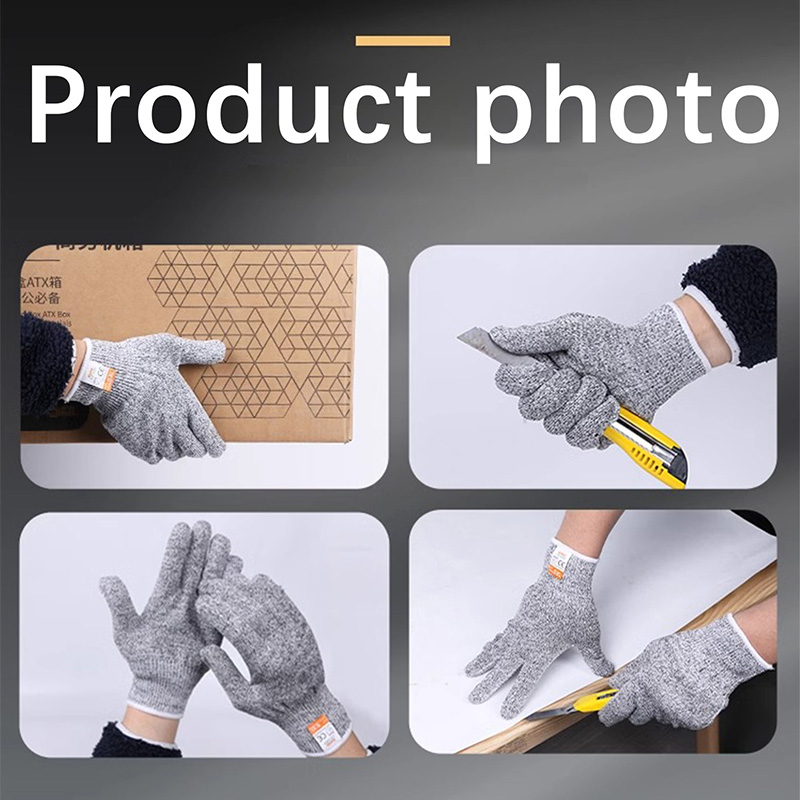 Security Protection Anti-Cut Gloves, Cut proof, stab resistant, stainless steel wire, metal mesh, butcher  work