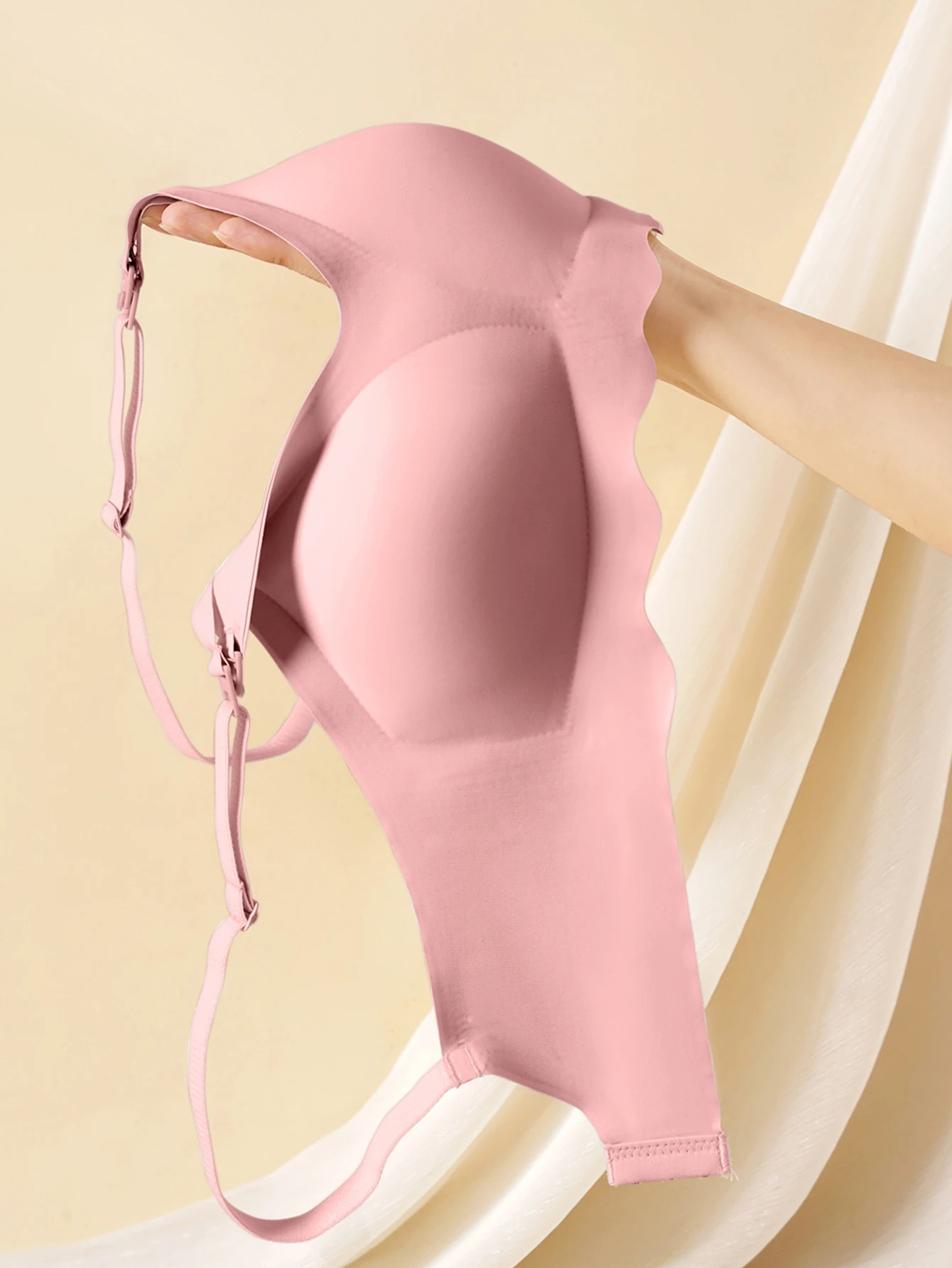 Nuevo sujetador de lactancia ultrafino cómodo y transpirable sin rastro para mujer sujetador de lactancia desmontable