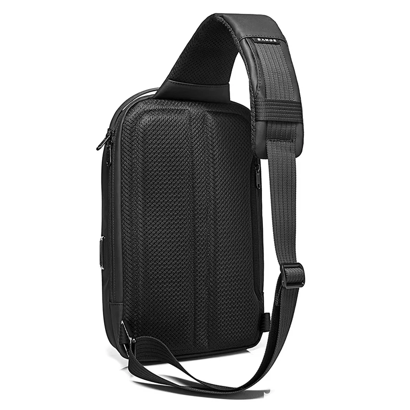 Bange-メンズ多機能クロスオーバーバッグ,USBショルダーバッグ,防水トラベルチェストバッグ,大容量,nupgrade,tpu,ブランド